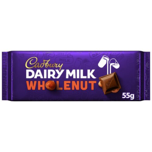 Cadbury Dairy Milk Wholenut Chocolate Bar (55 g)