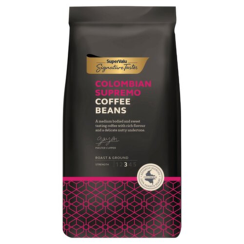 SuperValu Signature Tastes Colombian Supremo Coffee Beans (227 g)