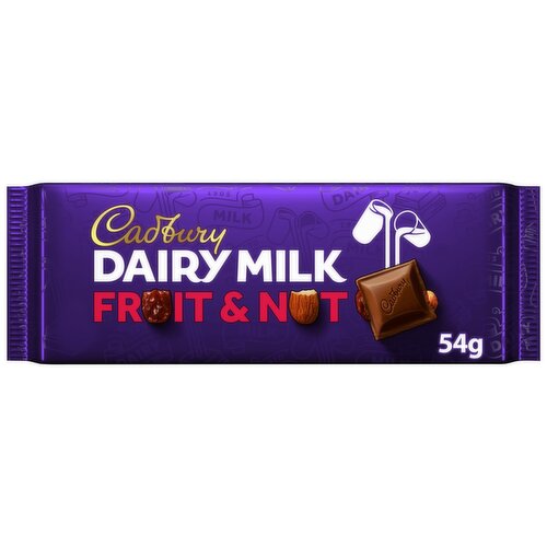 Cadbury Dairy Milk Fruit & Nut Chocolate Bar (54 g)