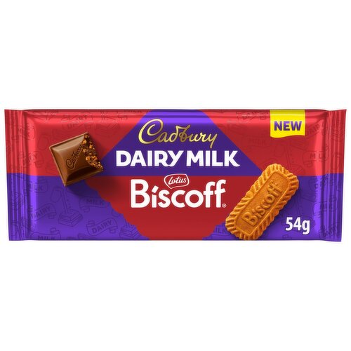 Cadbury Dairy Milk Biscoff Chocolate Bar (54 g)