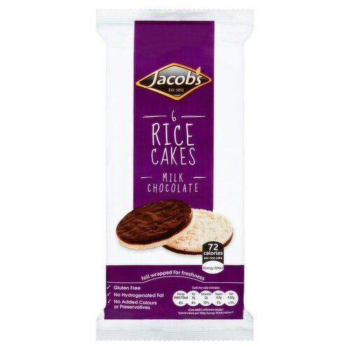 Jacob's Rice Cakes Milk Chocolate (90 g)