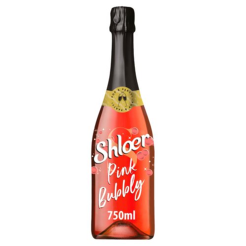 Shloer Pink Bubbly No Alcohol Sparkling Juice Drink (750 ml)