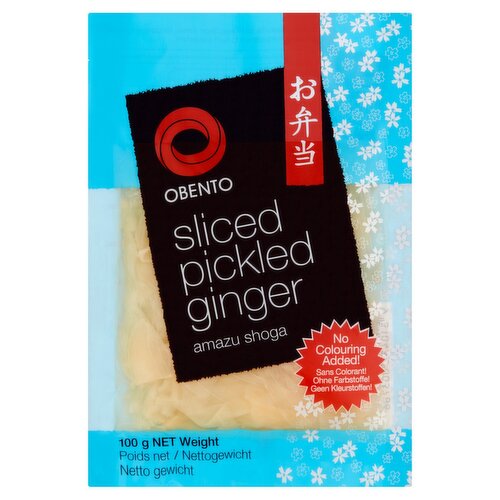 Obento Sliced Pickled Sushi Ginger (100 g)