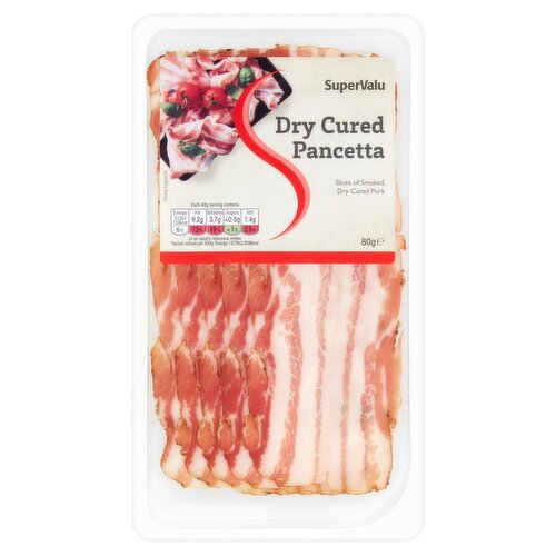 SuperValu Dry Cured Pancetta Slices (80 g)