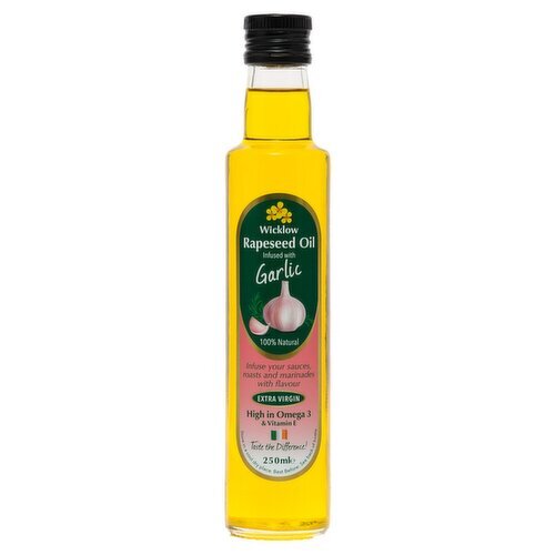 Wicklow Rapeseed Oil with Garlic (250 ml)