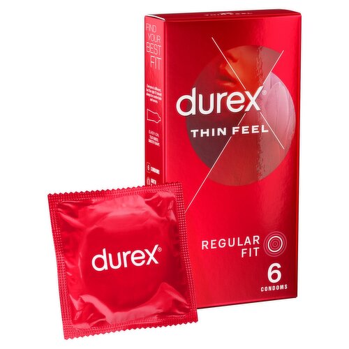 Durex Thin Feel Condoms 6 Pack (6 Piece)