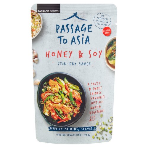 Passage To Asia Honey Soy & Garlic Stir-fry Sauce (200 g)