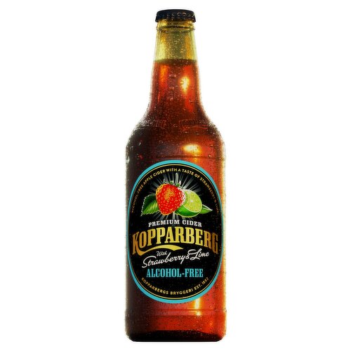Kopparberg Alcohol Free Strawberry & Lime Cider (500 ml)
