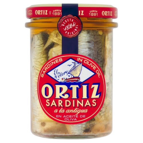 Ortiz Sardines Glass Jar (190 g)