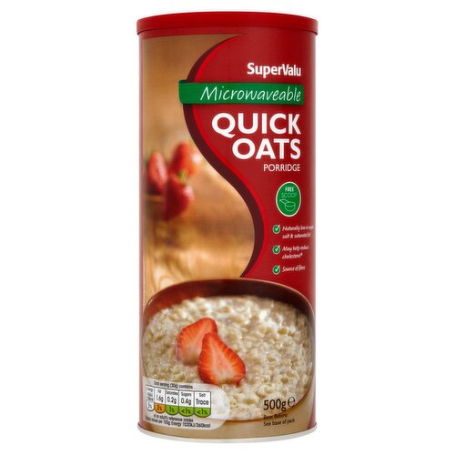 SuperValu Microwavable Quick Oats (500 g)