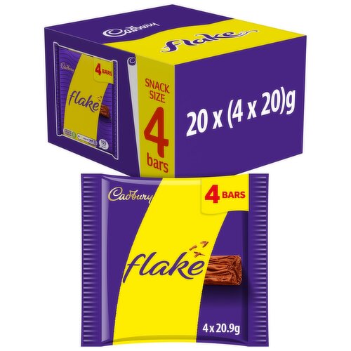 Cadbury Flake Chocolate Bars 4 Pack (20 g)