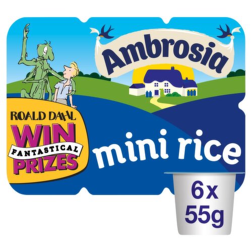 Ambrosia Mini Rice Pots 6 Pack (330 g)