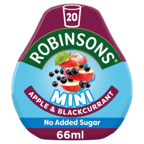 Robinsons No Added Sugar Apple & Blackcurrant (66 ml)