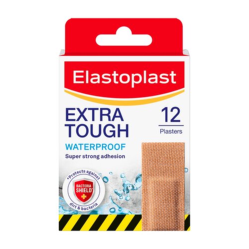 Elastoplast Extra Tough Waterproof Plasters  (12 Piece)