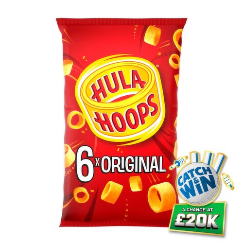Hula Hoops Original Crisps 6 Pack (24 g)