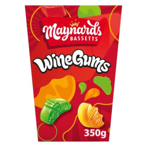 Maynards Bassetts Wine Gums Carton (350 g)