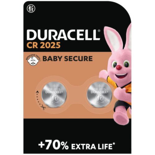 Duracell 2025 Lithium Coin Batteries (2 Piece)