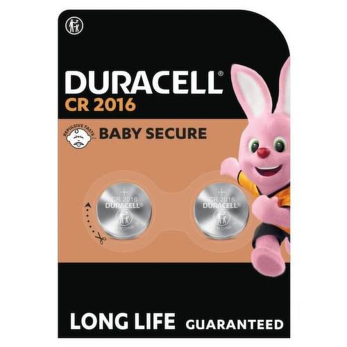 Duracell 2016 Lithium Coin Batteries (2 Piece)