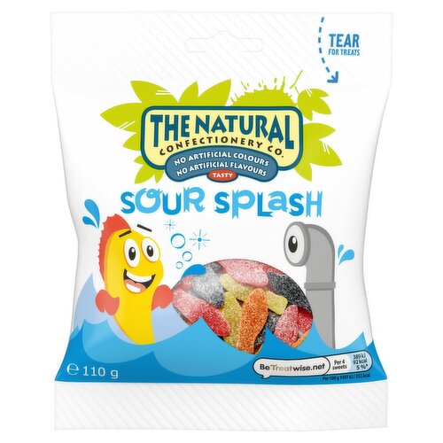 The Natural Confectionery Company Sour Splash Jellies (110 g)