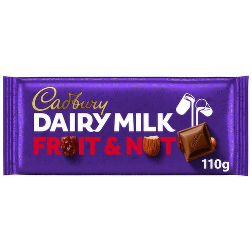 Cadbury Dairy Milk Fruit & Nut Bar (110 g)