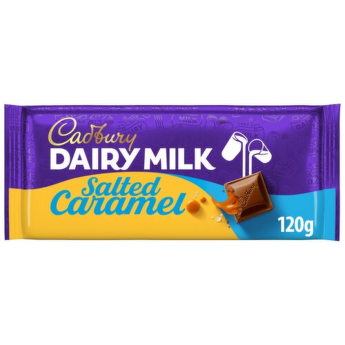 Cadbury Dairy Milk Salted Caramel Bar (120 g)