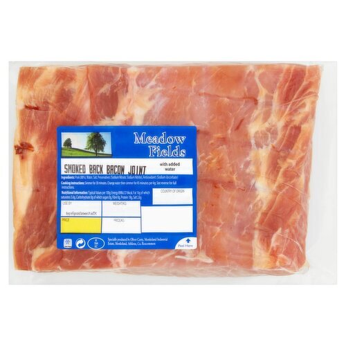 Meadow Fields Smoked Back Bacon Joint (850 g)