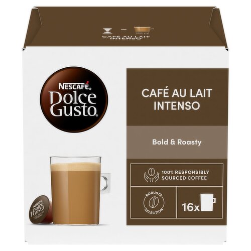 Nescafé Dolce Gusto Cafe Au Lait Coffee Capsules 16 Pack (160 g)