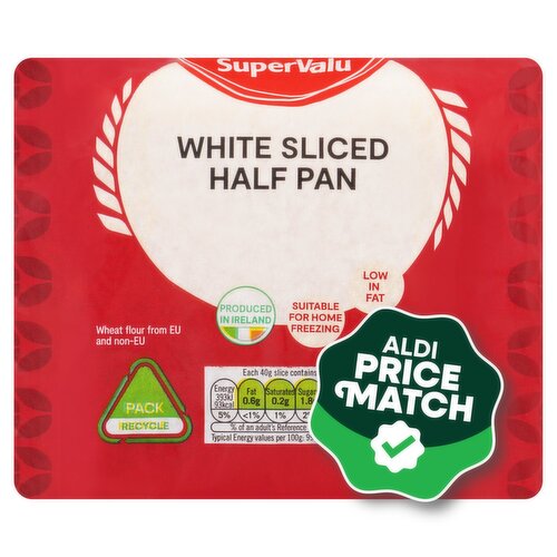 SuperValu White Sliced Half Pan (400 g)