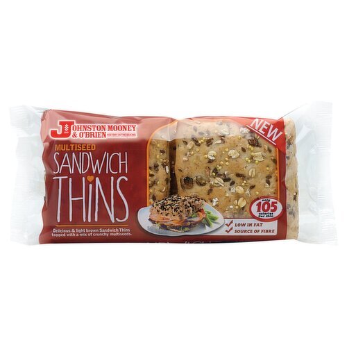 Johnston Mooney and O Brien Multiseed Sandwich Thins (173 g)