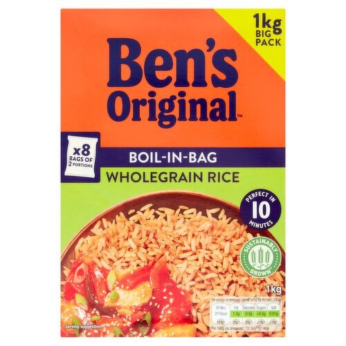 Ben's Original Boil in the Bag Wholegrain Rice (1 kg)