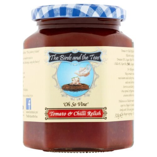 The Birds and The Teas Tomato and Chilli Relish  (320 g)
