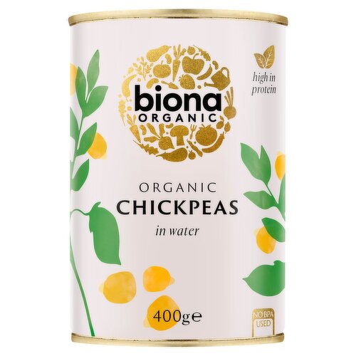 Biona Organic Chick Peas in Water (400 g)