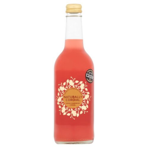 Naturally Cordial Raspberry and Lemon (500 ml)