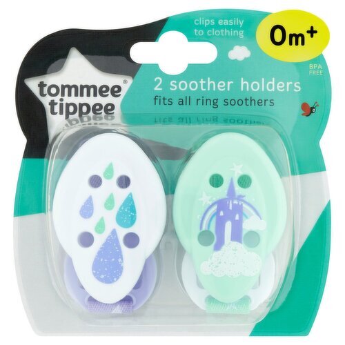 Tommee Tippee Soother Holders 0+ Months (1 Piece)