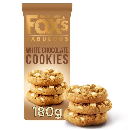 Fox's Fabulous White Chocolate Cookies (180 g)