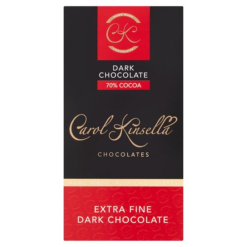 Carol Kinsella Dark Chocolate 70% Cocoa Bar (80 g)