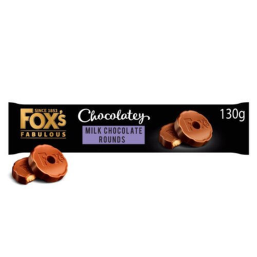 Fox's Fabulous Chocolatey Milk Chocolate Rounds Biscuits (130 g)