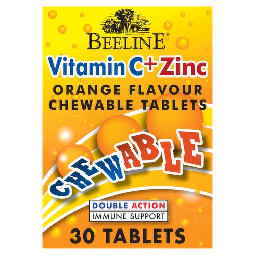 Beeline Chewable C & Zinc Tablets (30 Piece)