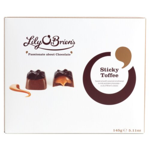 Lily O'Briens's Sticky Toffee Chocolate Box (145 g)