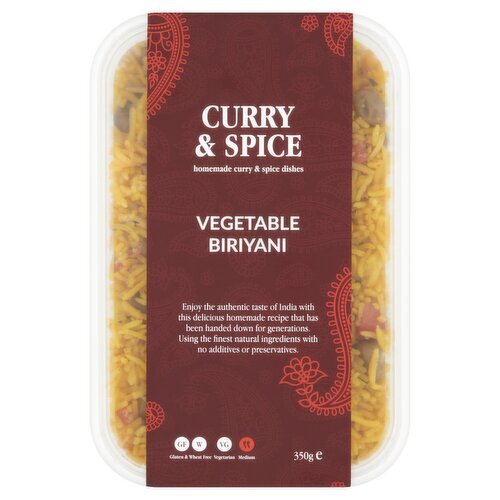 Curry and Spice Vegetable Biriyani  (375 g)