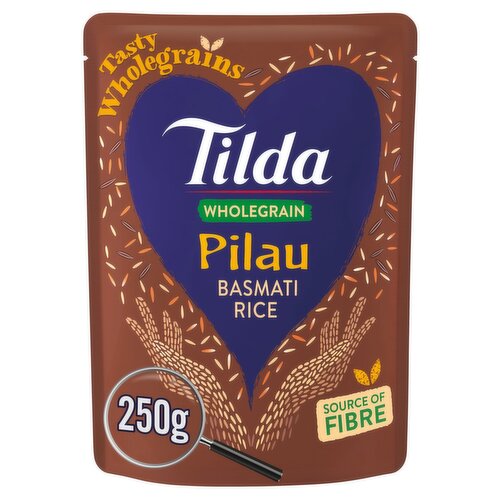 Tilda Microwave Wholegrain Pilau Basmati Rice (250 g)