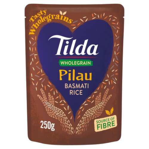 Tilda Microwave Wholegrain Pilau Basmati Rice (250 g)