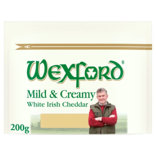 Wexford Cheddar Mild & Creamy White Block (200 g)