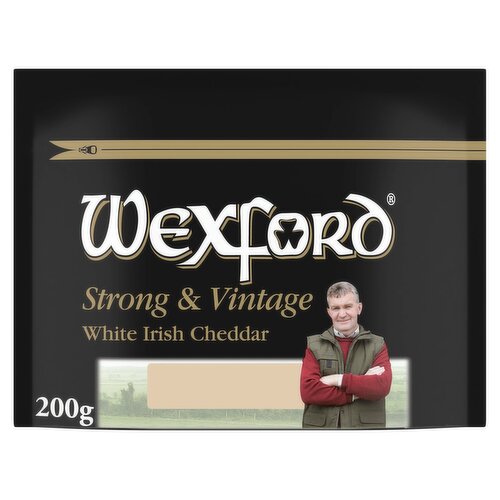 Wexford Strong & Vintage White Irish Cheddar (200 g)