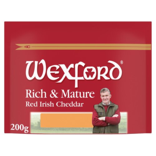 Wexford Rich & Mature Red Irish Cheddar (200 g)