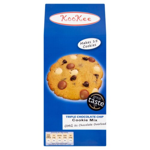 Kookee Tripple Chocolate Chip Mix  (390 g)