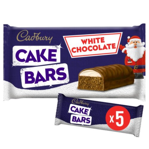 Cadbury White Chocolate Cake Bars 5 Pack (1 Piece)