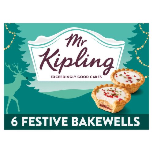 Mr Kipling Festive Bakewells 6 Pack (268 g)