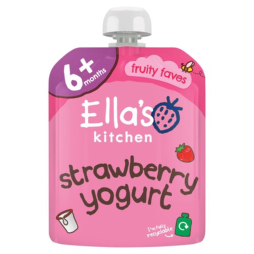 Ella's Kitchen Strawberry Greek Style Yoghurt 6+Months (90 g)