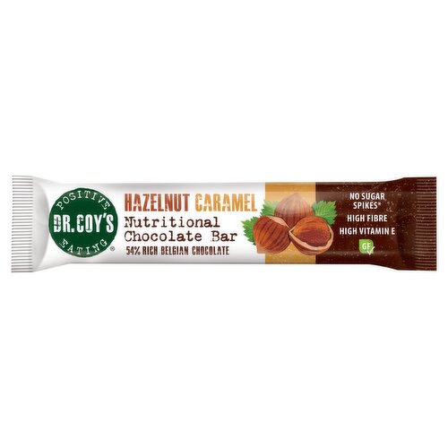 Dr. Coys Hazelnut Caramel Chocolate Bar (35 g)